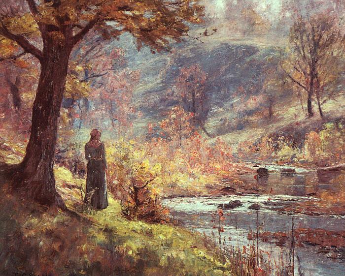 Morning by the Stream, Theodore Clement Steele